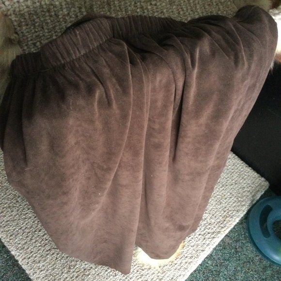 Teddi Petite Ladies Brown Skirt.PXL RN5726 style 20653 used - Picture 7 of 7